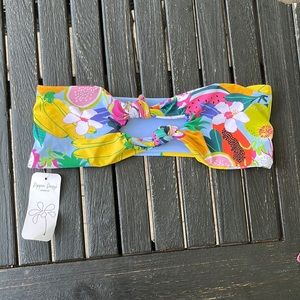 Dippin Daisy Super Fruit Bandeau Bikini Top